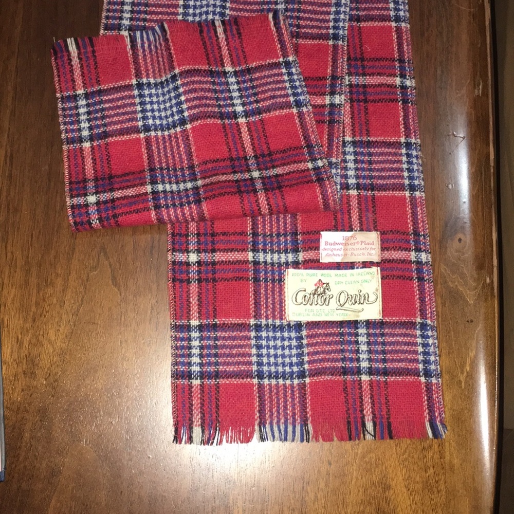 1876 Budweiser Plaid Scarf by Conor Quin